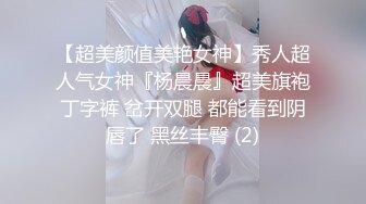 【超美颜值美艳女神】秀人超人气女神『杨晨晨』超美旗袍丁字裤 岔开双腿 都能看到阴唇了 黑丝丰臀 (2)