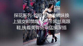 探花系列-约极品甜美嫩妹换上猫女郎情趣装吊带黑丝高跟鞋,扶着美臀骑乘猛操深插