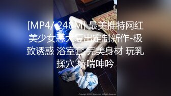 [MP4/ 248M] 最美推特网红美少女恶犬复出定制新作-极致诱惑 浴室套 完美身材 玩乳揉穴 娇喘呻吟