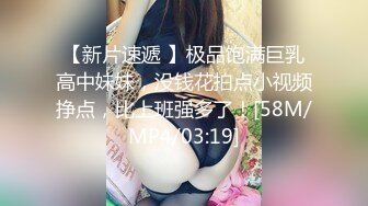 【新片速遞 】极品饱满巨乳高中妹妹，没钱花拍点小视频挣点，比上班强多了！[58M/MP4/03:19]